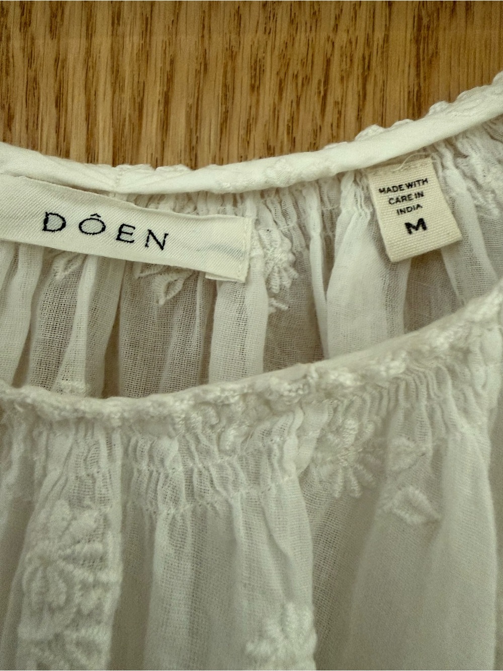 Doen Pomeline top in salt RARE - Picture 5 of 6
